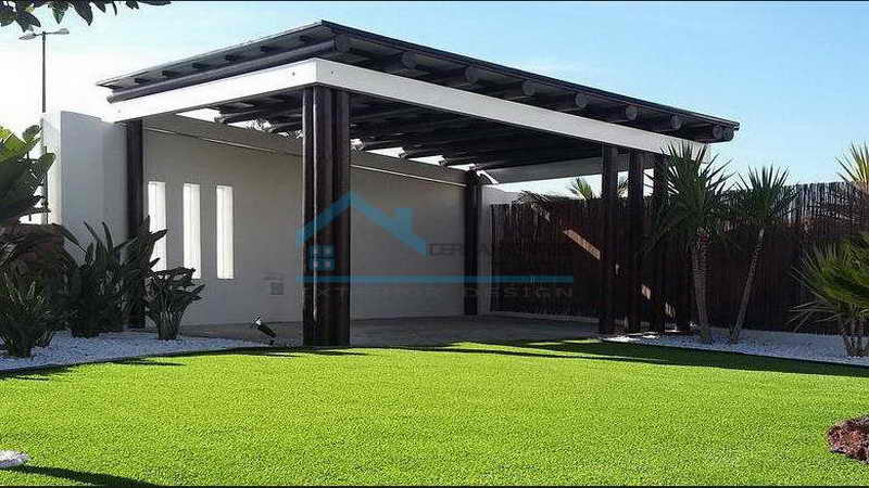 Cubierta estilo moderno